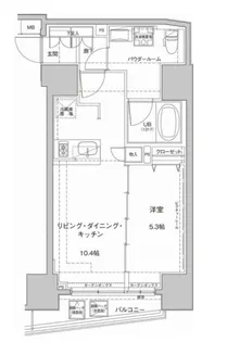 ジェノヴィア東大前グリーンヴェール【11階】の間取り