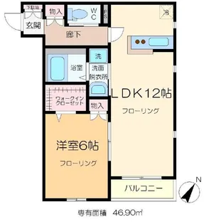 SORA【3階】の間取り