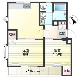 ルミエール【1階】の間取り