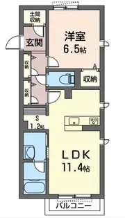 ルミエールII【2階】の間取り