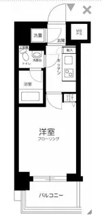 エクセリア芝大門【4階】の間取り
