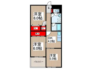 PURE GOLD【2階】の間取り