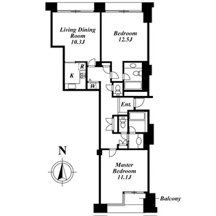 品川プリンス・レジデンス【4階】の間取り