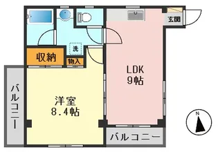 メゾン中山【3階】の間取り