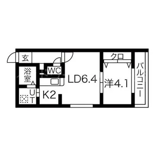 アンソレイユ【2階】の間取り