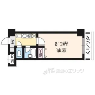 ドミトリィ御池【4階】の間取り