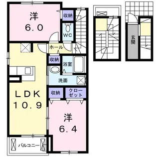 モデッサ 井上【3階】の間取り