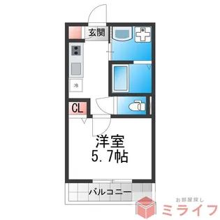 RN平野【2階】の間取り