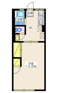 シティハイム 片倉町【2階】の間取り
