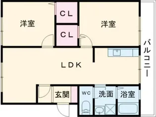 グラン・メゾン界【1階】の間取り
