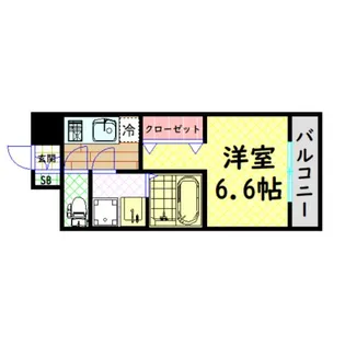 レジュールアッシュアーバンイール【7階】の間取り