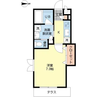 プリムヴェールII【1階】の間取り