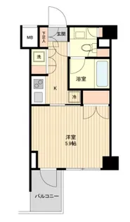 萩中イースト【6階】の間取り