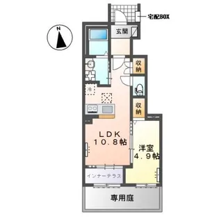 下野市下石橋新築アパート【1階】の間取り