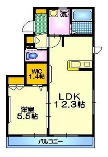 ベルデ浜田山【2階】の間取り