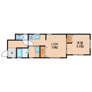 ヴィラ・クレイン【1階】の間取り