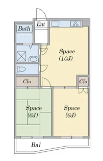 アングラーダム【3階】の間取り