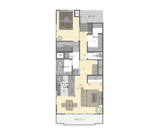 グリーンハイツ千鳥【3階】の間取り
