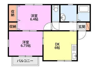 シャレー愛【2階】の間取り