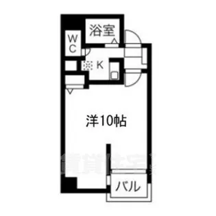 ラポール壱番堂【4階】の間取り