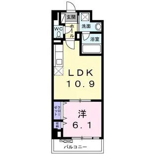 グランステージ綱島【1階】の間取り