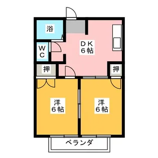 メゾンエスポワール【2階】の間取り