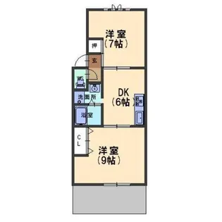 セジュール773【1階】の間取り