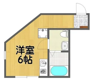 グラム港南【2階】の間取り