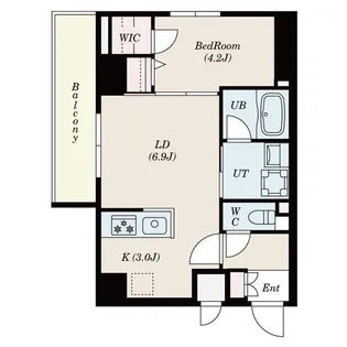 S-RESIDENCE大森bresa【7階】の間取り