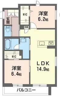 並木ハーミテイジK【2階】の間取り
