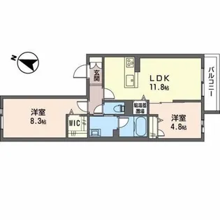 クレスティーク【3階】の間取り