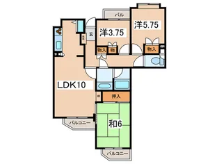 パーク・ノヴァ鵠沼【3階】の間取り