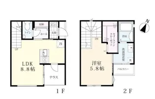 プレミアム北多久の間取り