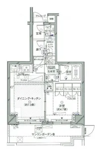 ピアース虎ノ門【2階】の間取り