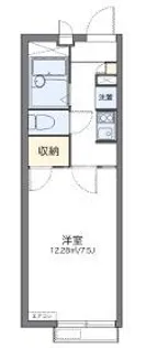 レオパレスさくら2【2階】の間取り