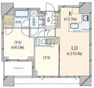 グランドミレーニア【24階】の間取り