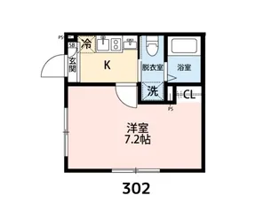 ベステージ貝塚【3階】の間取り