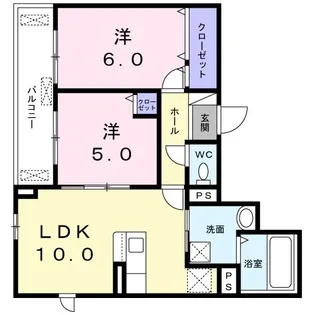 メゾン・ド・ルボア【3階】の間取り