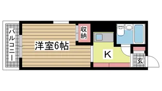 ルーミハイツ【3階】の間取り