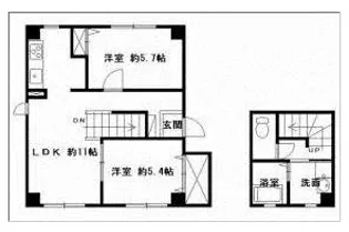 ベラカーサ・ウーノ【2階】の間取り