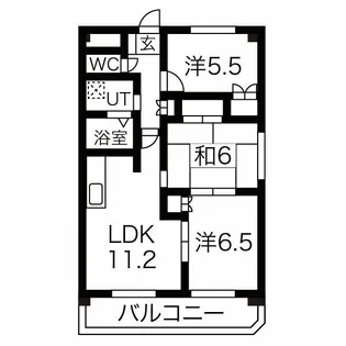 ソレーユ【1階】の間取り