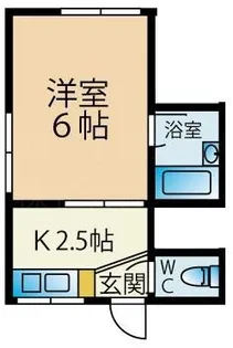 中山荘【2階】の間取り
