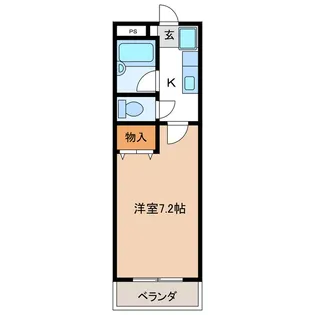 ベルエア21【3階】の間取り