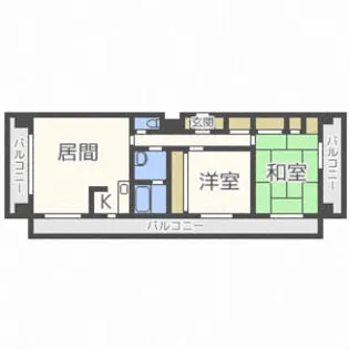 三和マンション【11階】の間取り