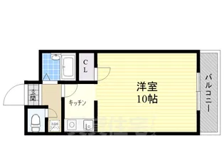 リバーヒルプラザ祐A棟【3階】の間取り