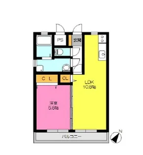 C・G・Oルミエール【4階】の間取り