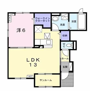 サン・ローリエII【1階】の間取り