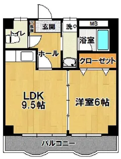 La grand six【2階】の間取り