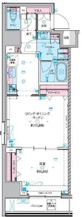 GENOVIA 東神田 GREEN VEIL【5階】の間取り