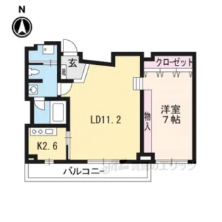 かぐら坂荘【3階】の間取り
